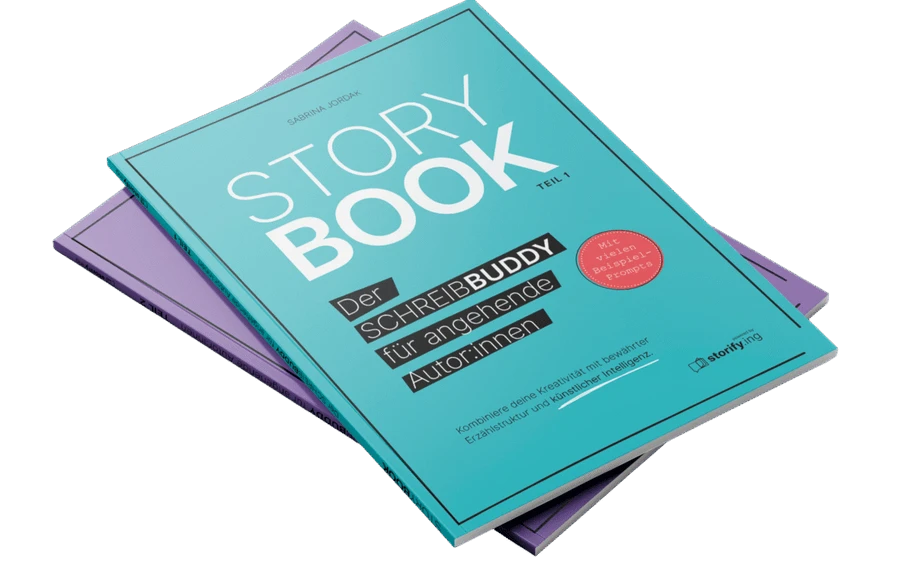 STORYBOOK Teil 1 und Teil 2 von Sabrina Jordak – die beiden Schreib-Workbooks